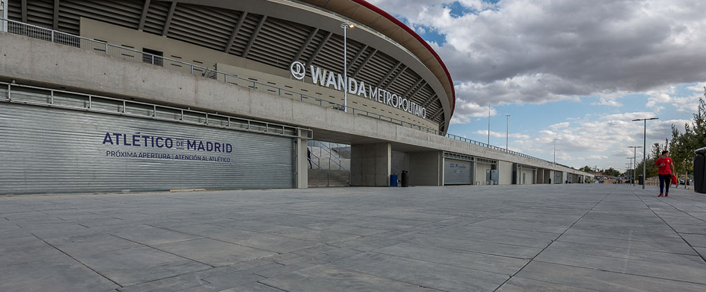 Wanda Metropolitano. Pavimentos Quadro