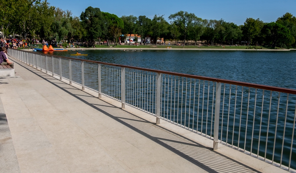 Quadro pavimentos sostenibles lago casa de campo madrid