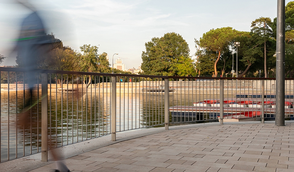 Quadro pavimentos sostenibles lago casa de campo madrid