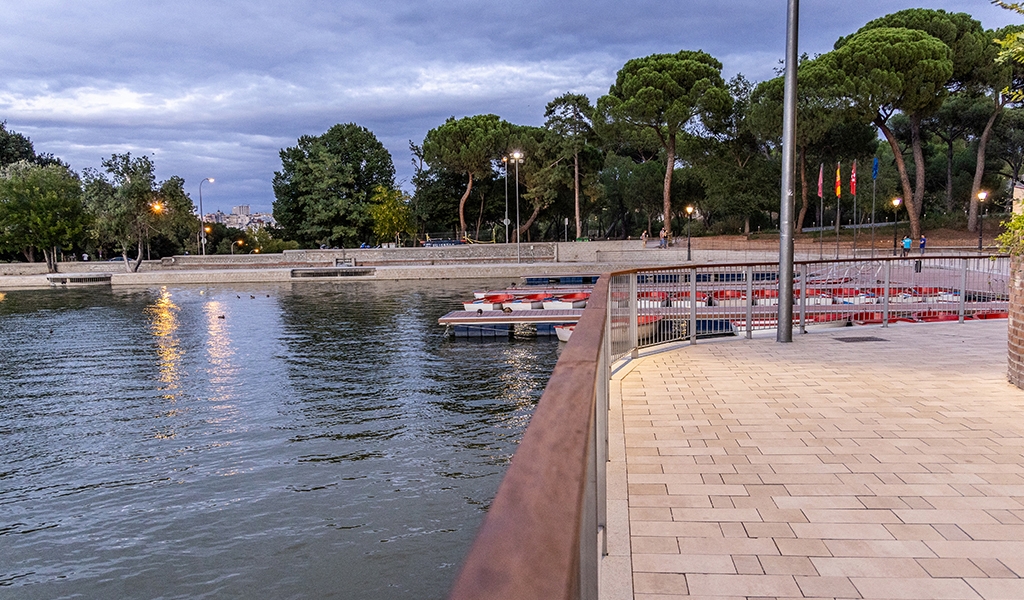 Quadro pavimentos sostenibles lago casa de campo madrid